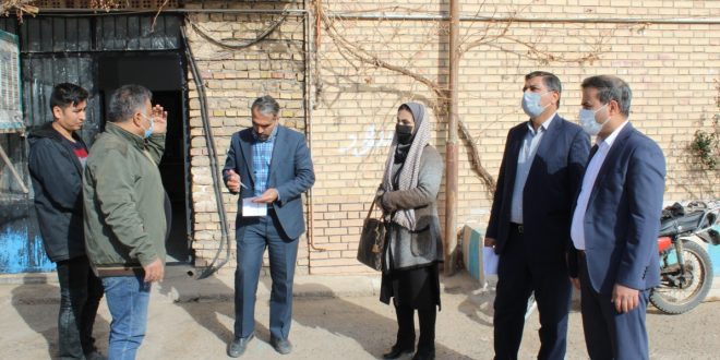اعضای شورای شهر تایباد انبار و مجموعه تولیدات بتنی و آسفالت شهرداری موردبازدید قرار داند.