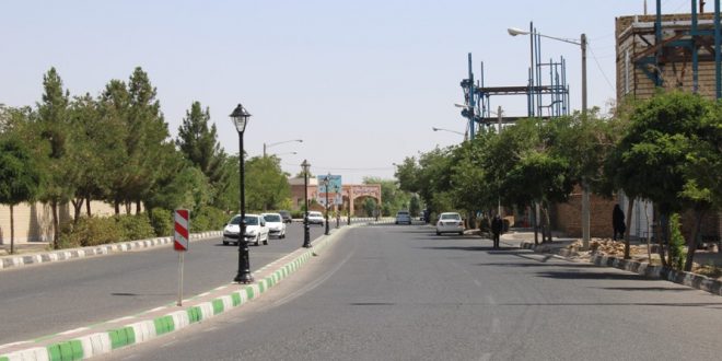 اجرای پروژه اصلاح و تأمین روشنایی خیابان گلستان و پیاده رو خیابان بهشتی