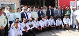 تجلیل از پرسنل سازمان آتش نشانی و خدمات ایمنی شهرداری تایباد به مناسبت ۷مهرماه روز جهانی آتش نشانی