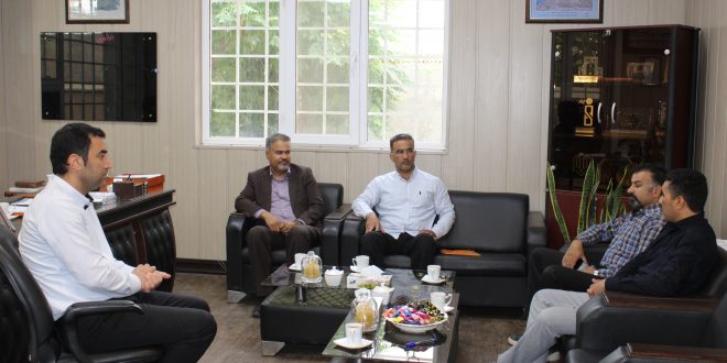 دیدار رئیس اداره مخابرات شهرستان تایباد با شهردار تایباد