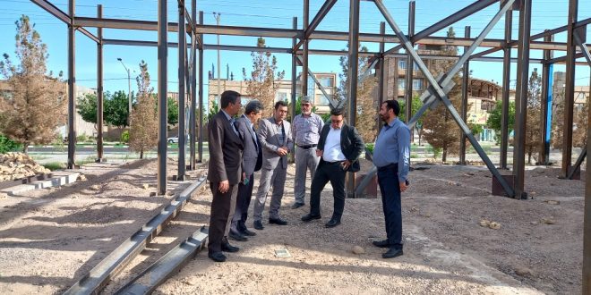 مهندس تازیکی مدیر عامل سازمان همیاری شهرداری های خراسان رضوی از پروژه های شهرداری تایباد بازدید کرد.
